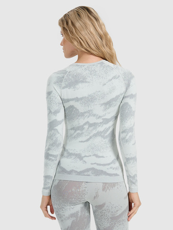 Bielizna termoaktywna bezszwowa (góra) damska 4F 4FWAW25USEAF208-34A