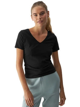 T-shirt damski gładki 4F 4FWAW24TTSHF1649-20S