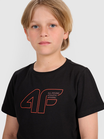 Chłopięcy t-shirt z nadrukiem 4F 4FJWAW25TTSHM2417-20S