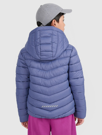 Kurtka puchowa z wypełnieniem syntetycznym chłopięca 4F 4FJRAW25TDJAM0819-32S