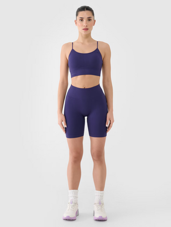 Legginsy kolarki bezszwowe treningowe damskie 4F 4FWSS25TFSTF014-30S