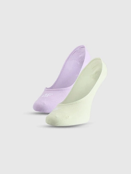 Skarpetki casual niewidoczne damskie (ZESTAW 2 szt.) 4F 4FWMM00USOCF472-91S