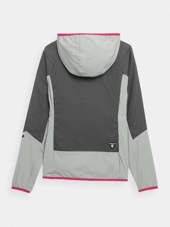 4F Kurtka damska skiturowa Primaloft® Active H4Z22-KUDH061-22S Szary