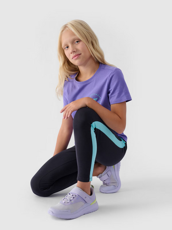 Legginsy dzianinowe dziewczęce 4F Junior 4FJWAW24TTIGF170-20S