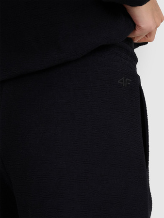 Spodnie dresowe z dzianiny strukturalnej damskie 4F 4FRAW25TTROF1669-20S