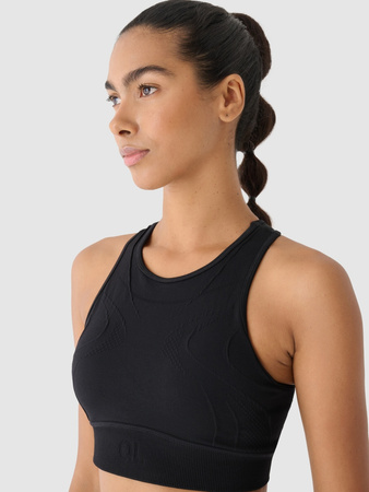 Biustonosz treningowy bezszwowy ze średnim wsparciem 4F x anna lewandowska 4F 4FALSAW24USBAF169-20S