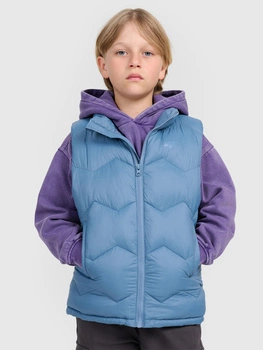 Bezrękawnik puchowy z wypełnieniem syntetycznym chłopięcy 4F 4FJRAW25TVJAM325-32S