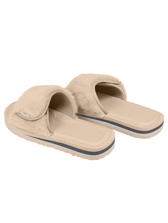 Klapki na rzep futerko damskie Kubota K24AW-100-001-03-1