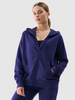 Bluza dresowa rozpinana z kapturem damska 4F 4FWMM00TSWSF1763-31S