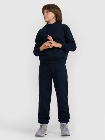 Bluza dresowa nierozpinana z kapturem chłopięca 4F 4FJWMM00TSWSM1860-31S