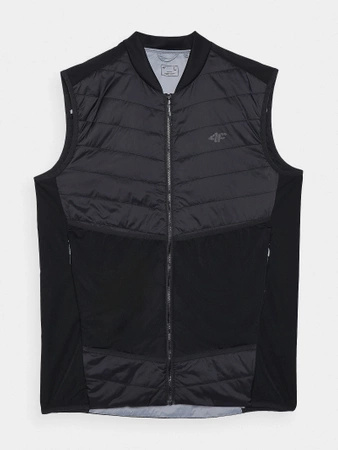 Kamizelka męska do biegania w terenie z wypełnieniem primaloft black eco 4F
