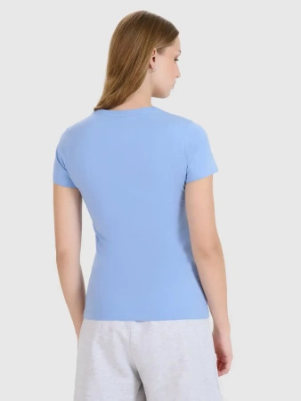 Koszulka damska bawełniana slim 4F 4FWMM00TTSHF2255-32S