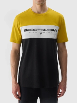 T-shirt z nadrukiem męski 4F
