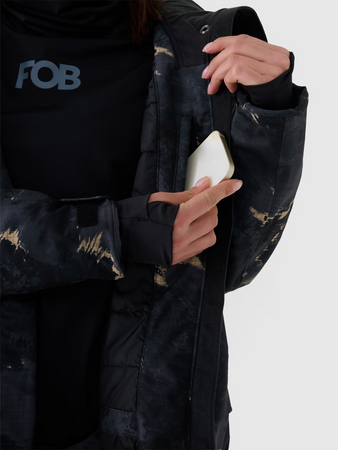 Kurtka snowboardowa membrana 10000 damska 4F 4FWAW24TTJAF586-90A