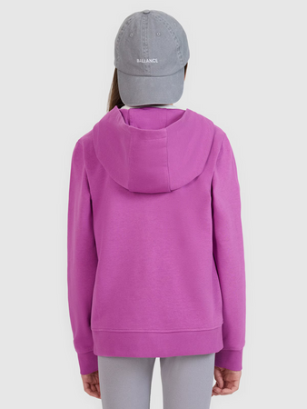 Bluza dziewczęca dresowa rozpinana z kapturem 4F 4FJWSS25TSWSF1706-50S