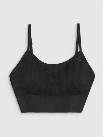 Biustonosz treningowy bezszwowy z niskim wsparciem damski 4F 4FWSS25USBAF151-20S