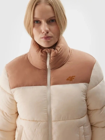 Kurtka damska zimowa puchowa 4F 4FWAW24TDJAF469-83S