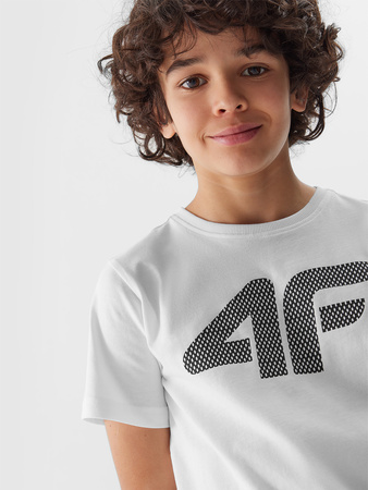 T-shirt z nadrukiem dla chłopca 4F Junior