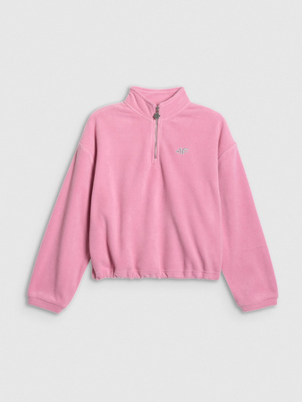 Polar oversize 4FWarm ze stójką dziewczęcy 4F 4FJRAW25TFLEF441-54S