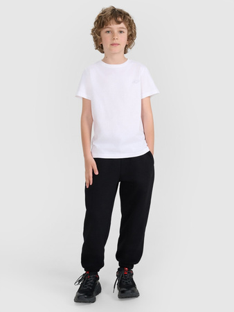 T-shirt regular gładki (ZESTAW 2 szt.) dziecięcy 4F 4FJRAW25TTSHU3157-91S