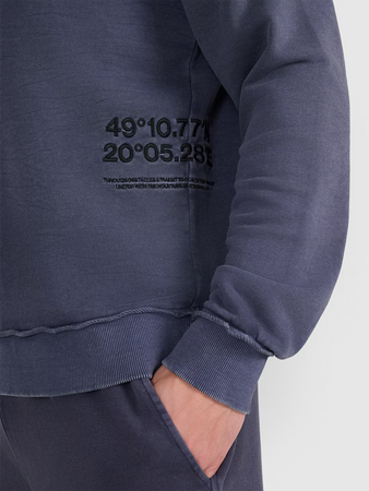 Bluza dresowa nierozpinana bez kaptura męska 4F 4FWSS25TSWSM1739-22S