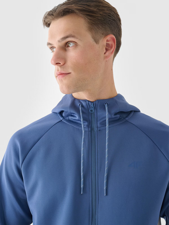 Bluza treningowa rozpinana z kapturem męska 4F 4FWAW24TFSWM405-32S