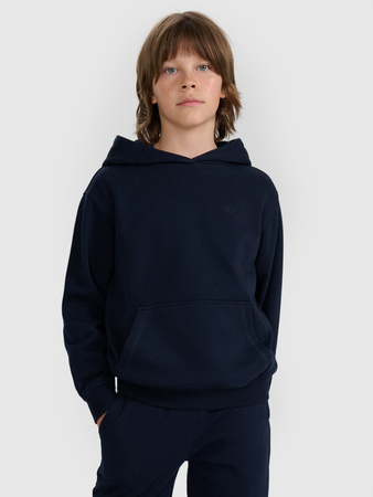 Bluza dresowa nierozpinana z kapturem chłopięca 4F 4FJWMM00TSWSM1860-31S
