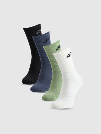 Skarpetki casual za kostkę (4-pack) chłopięce 4F 4FJWAW25USOCM390-90S