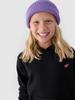 Bluza dresowa nierozpinana z kapturem dziewczęca 4F Junior 4FJWMM00TSWSF1316-20S