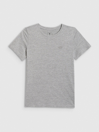 T-shirt gładki chłopięcy 4F 4FJWMM00TTSHM2330-25M