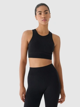 Biustonosz treningowy bezszwowy ze średnim wsparciem 4F x anna lewandowska 4F 4FALSAW24USBAF169-20S