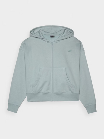 Bluza dresowa rozpinana z kapturem damska 4F 4FWAW24TSWSF1306-47S