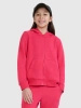 Bluza dziewczęca dresowa rozpinana z kapturem 4F 4FJWSS25TSWSF1706-55S