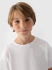 T-shirt gładki bawełniany chłopięcy 4F 4FJWMM00TTSHM2330-10S