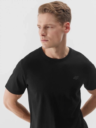 T-shirt męski (ZESTAW KOSZULEK 3 SZT.) 4F 3P-SS-4FWMM00TTSHM2256-92S 3PAK