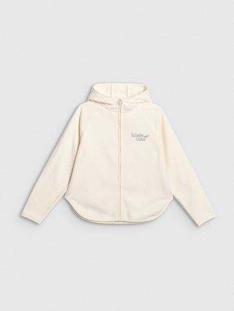 Polar loose z kapturem dziewczęcy 4F 4FJRAW25TFLEF444-11S