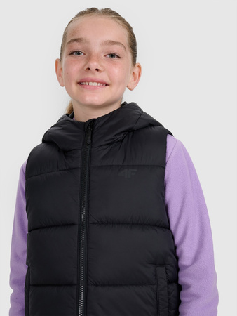 Bezrękawnik puchowy z wypełnieniem syntetycznym dziecięcy 4F 4FJRAW25TVJAU331-20S