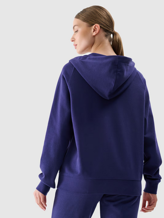 Bluza dresowa rozpinana z kapturem damska 4F 4FWMM00TSWSF1763-31S