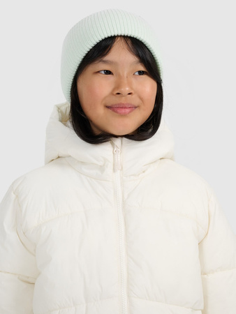 Kurtka puchowa z wypełnieniem syntetycznym dziewczęca 4F 4FJRAW25TDJAF0825-10S