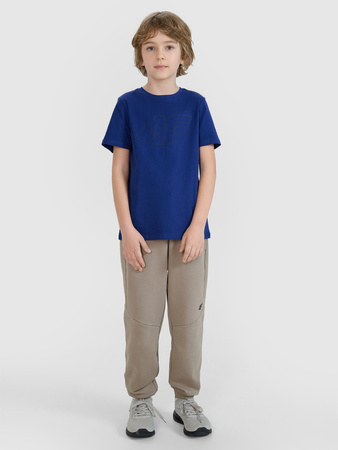 T-shirt z nadrukiem chłopięcy 4F 4FJWSS25TTSHM2179-36S