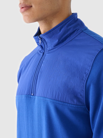 Bluza dresowa nierozpinana bez kaptura męska 4F 4FRSS24TSWSM2035-36S