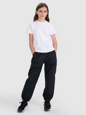 T-shirt regular gładki (ZESTAW 2 szt.) dziecięcy 4F 4FJRAW25TTSHU3157-93S