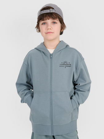 Bluza dresowa rozpinana z kapturem chłopięca  4F 4FJWSS25TSWSM1522-46S