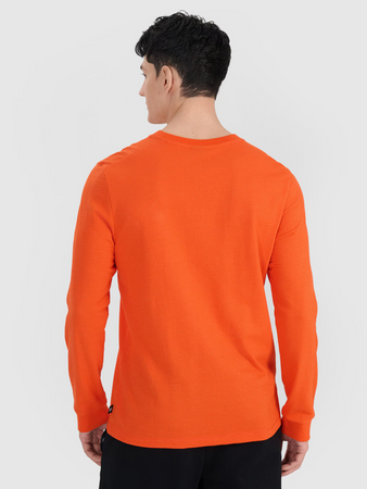 Longsleeve oversize gładki męski 4F 4FRSS25TLONM518-70S
