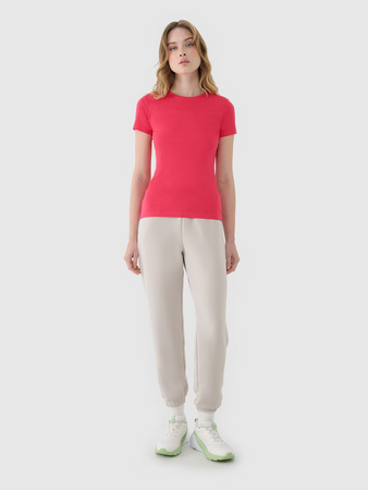 T-shirt damski4F slim z modalem 4F 4FWSS25TTSHF1995-54S