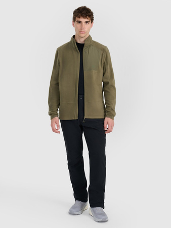 Polar ze stójką Polartec regular męski 4F 4FWAW25TFLEM333-43S