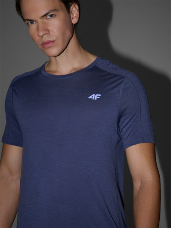 Koszulka trekkingowa z wełną merino męska 4F 4FWAW25TFTSM1526-32S