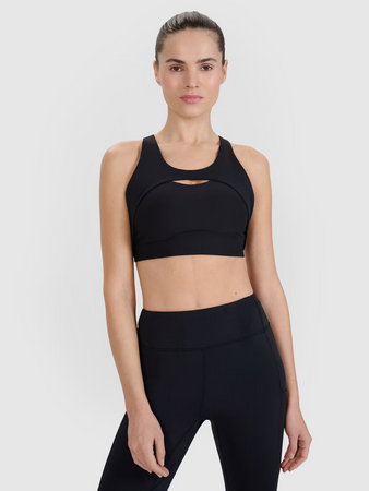 Biustonosz treningowy ze średnim wsparciem damski 4F 4FWSS25USBAF150-20S