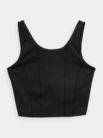 T-shirt crop-top treningowy damski 4F