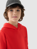 Bluza dresowa nierozpinana z kapturem chłopięca 4F Junior 4FJWMM00TSWSM1292-70S